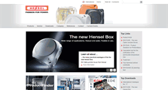 Desktop Screenshot of hensel-electric.de